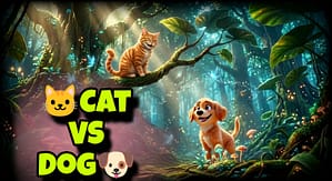 Smart Cat vs Powerful Dog 🐱🐶 | Intelligence Beats Strength