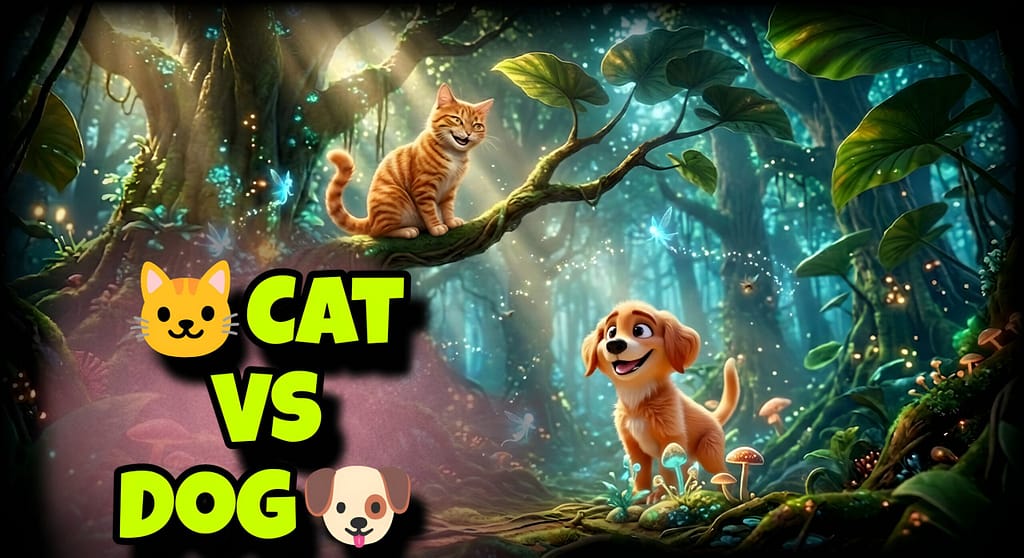 Smart Cat vs Powerful Dog 🐱🐶 | Intelligence Beats Strength