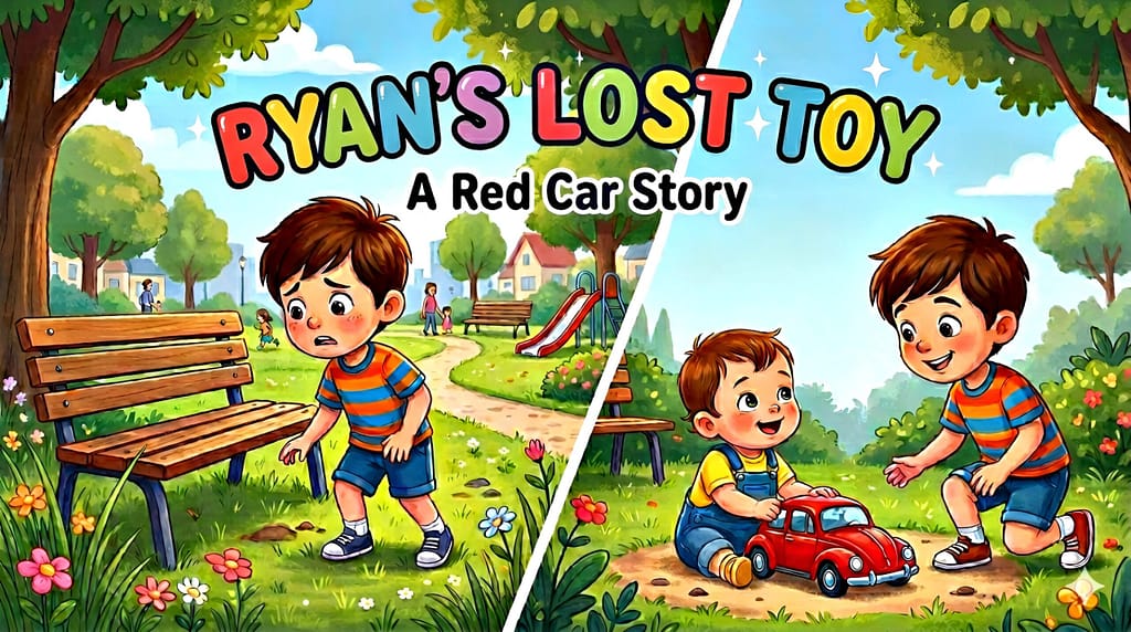 The Boy and His Lost Toy Car 🚗 | English Moral Story for Kids
