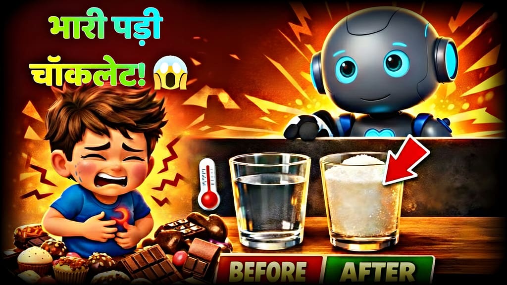 🍫ज़्यादा मीठा खाने से क्या होता है? 🤔 | Duggu and Chocolate