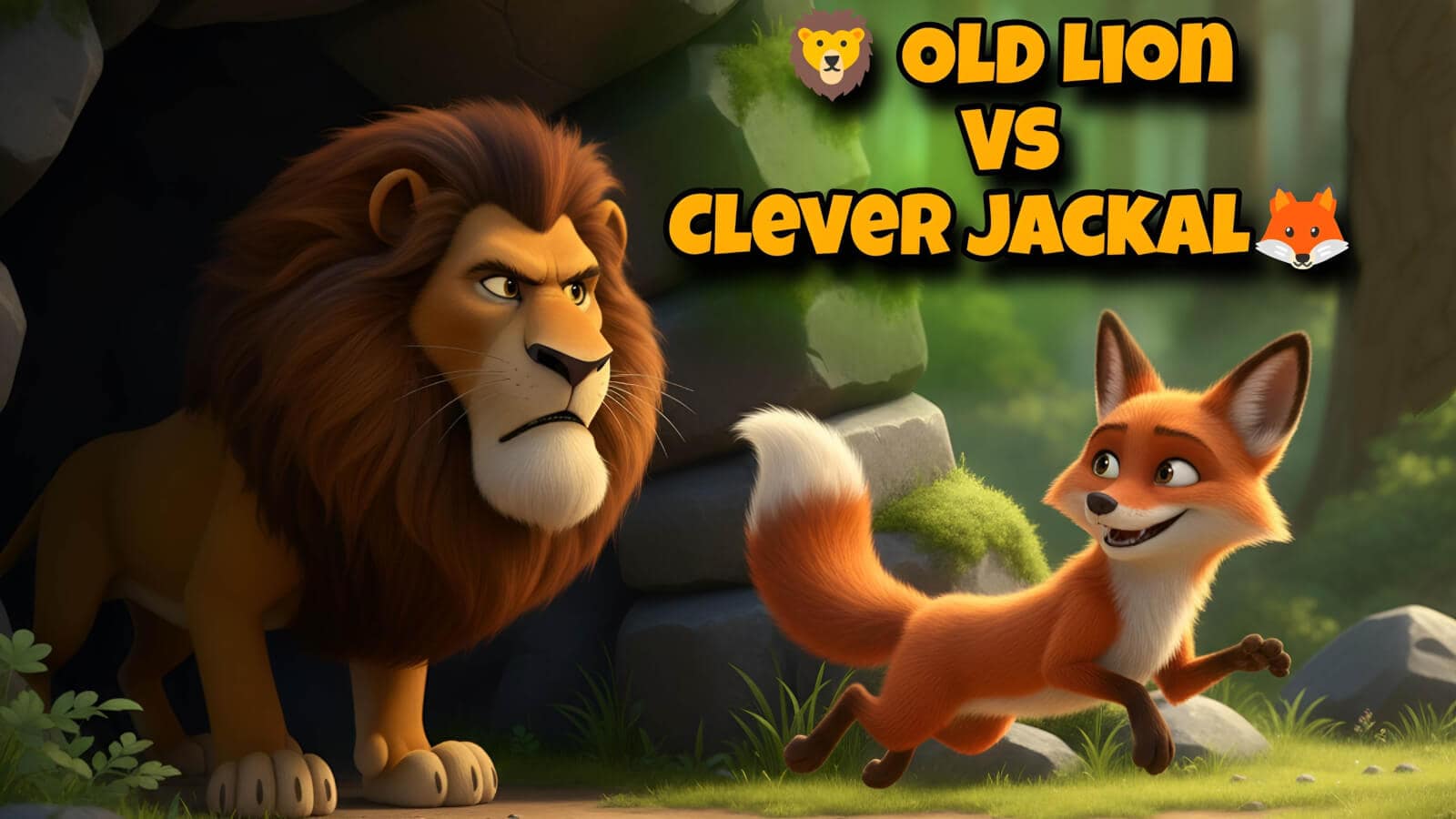 The lever Jackal and the Old Lion – Smartness Wins! The lever Jackal and the Old Lion – Smartness Wins!
