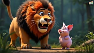 सूअर और शेर की कहानी | झूठ बोलने का परिणाम | Moral Story in Hindi