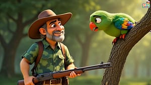 तोता और चींटी की कहानी | सच्ची दोस्ती की प्रेरणादायक कहानी