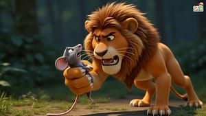 शेर और चूहा की कहानी | Hindi Moral Story for Kids | सीख देने वाली कहानी