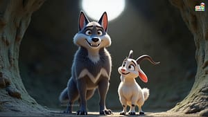 लोमड़ी और बकरी की कहानी🦊🐐 | The Fox and Goat Story in Hindi