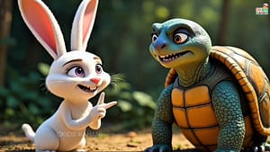 खरगोश और कछुआ की कहानी 🐰🐢 | Hindi Moral Stories for Kids