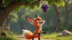 लोमड़ी और अंगूर | खट्टे अंगूर की सच्चाई