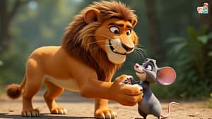 The Lion and the Mouse Story in English | Moral Story for Kids