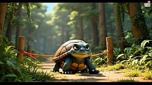 The Hare and the Tortoise Story in English.