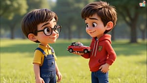 The Boy and His Lost Toy Car 🚗 | English Moral Story for Kids