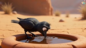 The Thirsty Crow| Full English Moral Story for Kids